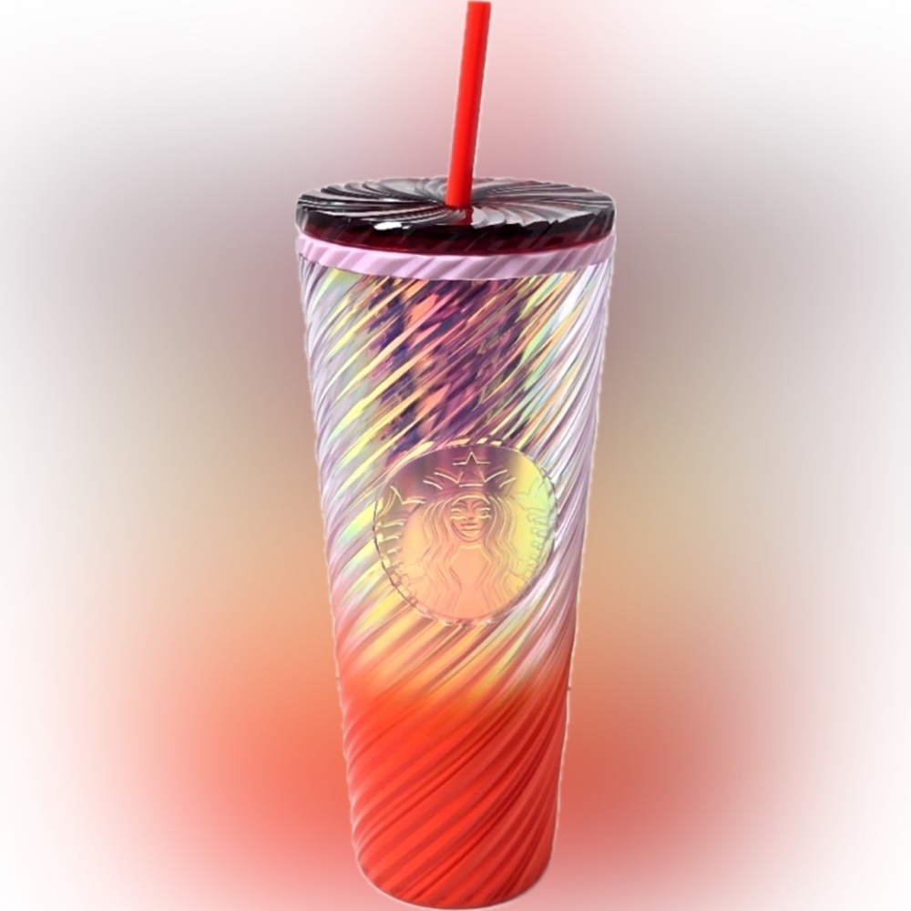 Starbucks Multicolor Spiral Tumbler